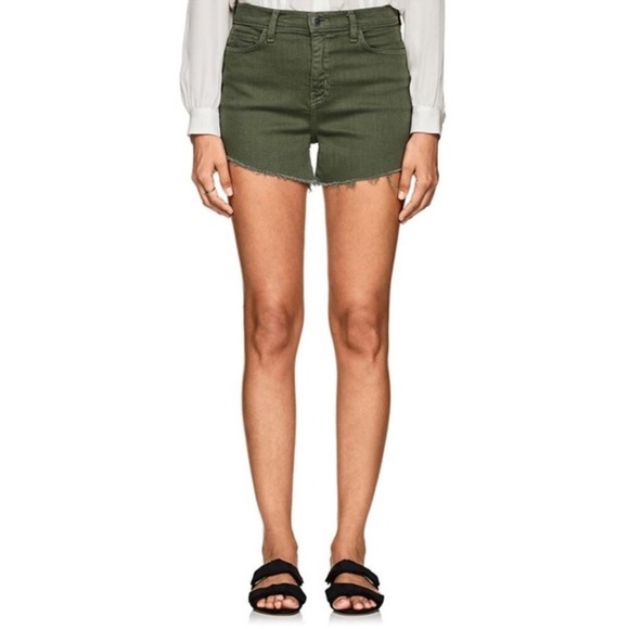LAgence Ryland High Rise Short Sz 26 NEW Olive - Picture 1 of 5
